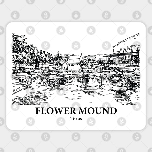 Flower Mound - Texas Magnet by Lakeric